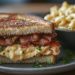 grilled cheese sandwich with bacon and mac